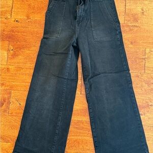 Just Black Denim High-Rise Culotte Jeans